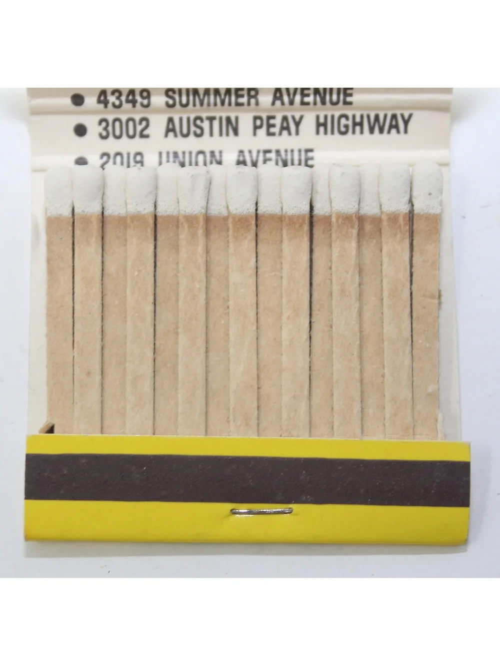 Vintage Matchbook Mr. Pride Car Wash Memphis, Tennessee Ride With Pride Hot Wax